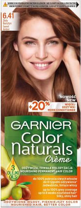 Garnier Color Naturals Creme odżywcza farba do włosów 6.41 Złoty bursztyn