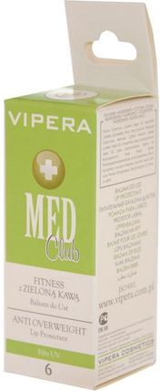 Vipera Med Club Balsam do ust FITNESS Z ZIELONĄ KAWĄ 6