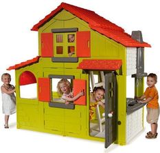 Zdjęcie Smoby - Dwupoziomowy Domek Duplex z dzwonkiem 320021 - Opole