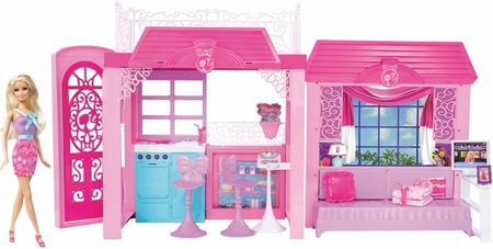 Barbie Domek Z Akcesoriami I Lalką Y4118