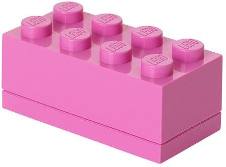 Plast Team Pojemnik Lego Na Lunch - Śniadanie Mini 8 Różowy 40121739