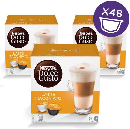 Nescafe Kapsułki Do Nescafe Dolce Gusto Cafe Macchiato 3X16 Kapsułek