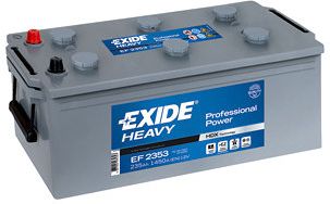 EXIDE HEAVY PROFESSIONAL POWER EF2353 - 235Ah 1450A L+