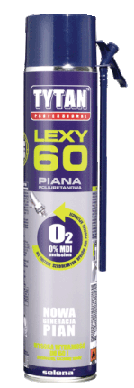 TYTAN PROFESSIONAL Piana montażowa wężykowa O2 Lexy 60 750 ml