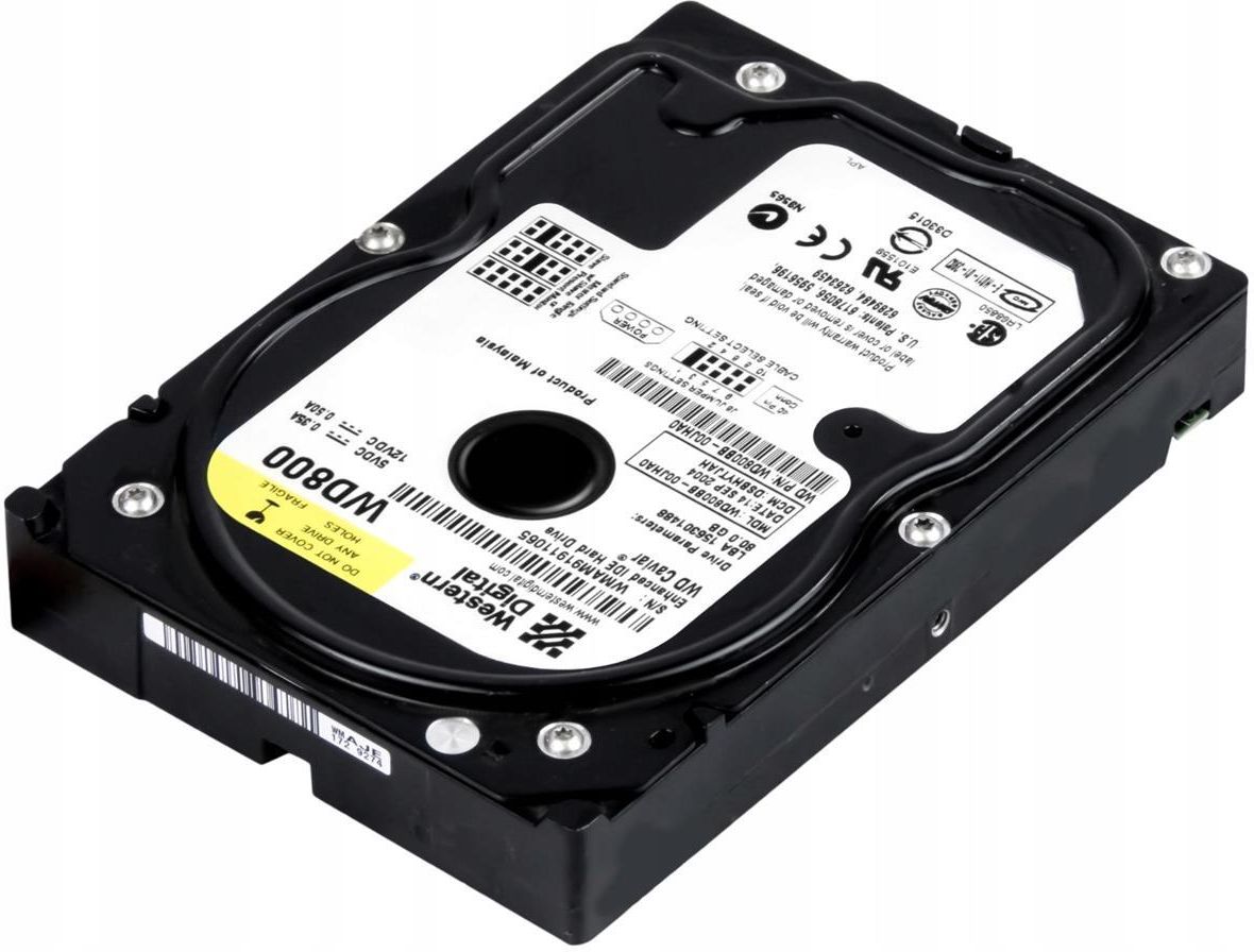 Dysk twardy WD 800BB 80GB ATA100 7200rpm (WD800BB) - Opinie i ceny