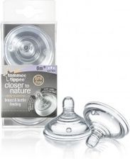 Zdjęcie Tommee Tippee Smoczek Wieloprzepływowy X2 0M+ - Konstantynów Łódzki