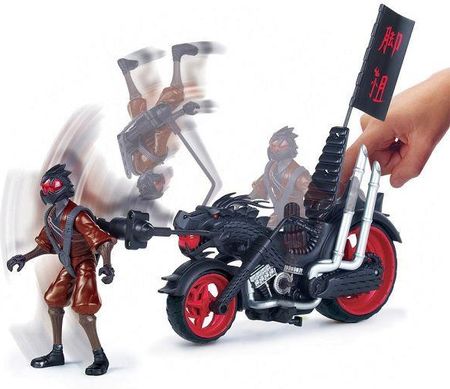 Playmates Żółwie Ninja Motor Dragon Chooper Z Figurką