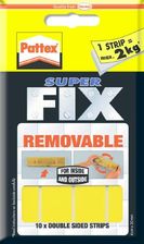 Zdjęcie Pattex Fix Usuwalne Paski Montażowe 40mmx20mm 10 Pasków - Rumia