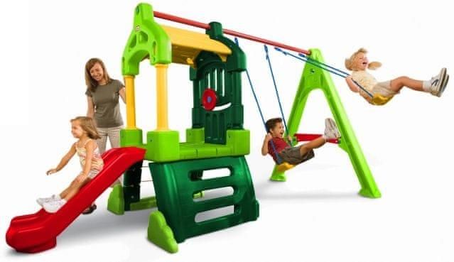 Little Tikes Plac Zabaw Clubhouse Zjezdzalnia Hustawka 171093 Ceny I Opinie Ceneo Pl