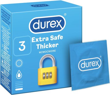 Durex prezerwatywy Extra Safe 3 szt.