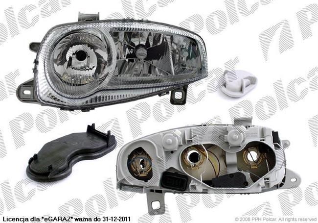 Lampa Przednia Lampa Przednia Reflektor Gł 243 Wny Typ żar 243 Wki
