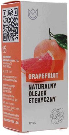 Naturalne aromaty Grapefruit - naturalny olejek zapachowy 12 ml 112
