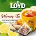 Herbata LOYD Rozgrzewająca cytryna imbir i miód 20 torebek
