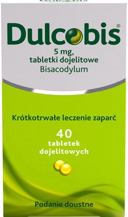 Dulcobis lek na zaparcia 5 mg 40 tabl.