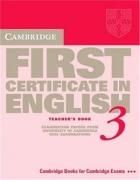 Cambridge First Certificate in English 3 Teachers book
