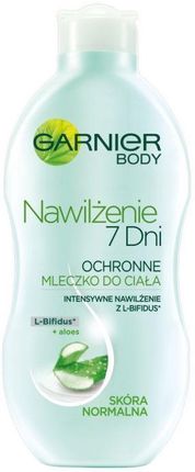 Garnier Body Intensive 7 Days Nawilżające Mleczko Do Ciała Do Skóry Normalnej Aloe Vera 400 ml