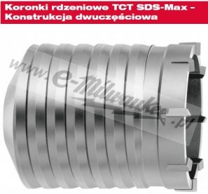 Milwaukee Otwornica koronk  tct SDS-max 125mm 4932367306 