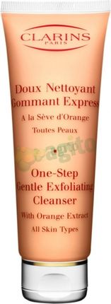 Clarins One Step Gentle Exfoliating Cleanser With Orange Extract Peeling Do Twarzy 125 ml