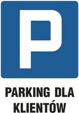 Zdjęcie Tdc Znak Parking Dla Klientów - Gdynia