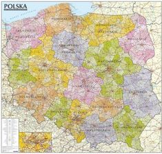 Zdjęcie ExpressMap Polska Mapa Ścienna Administracyjno-Samochodowa 1:570 000 - Chełm