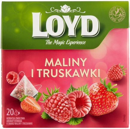 Loyd Tea Herbata Malina i Truskawka 20x2 g
