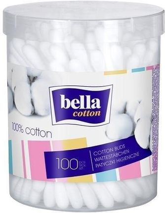 TzMO Patyczki higieniczne pudełko okrągłe Bella 100 szt.