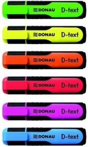 Donau Zestaw Zakreślaczy Fluorescencyjnych D-Text 6 Szt. Do7358906Pl-99