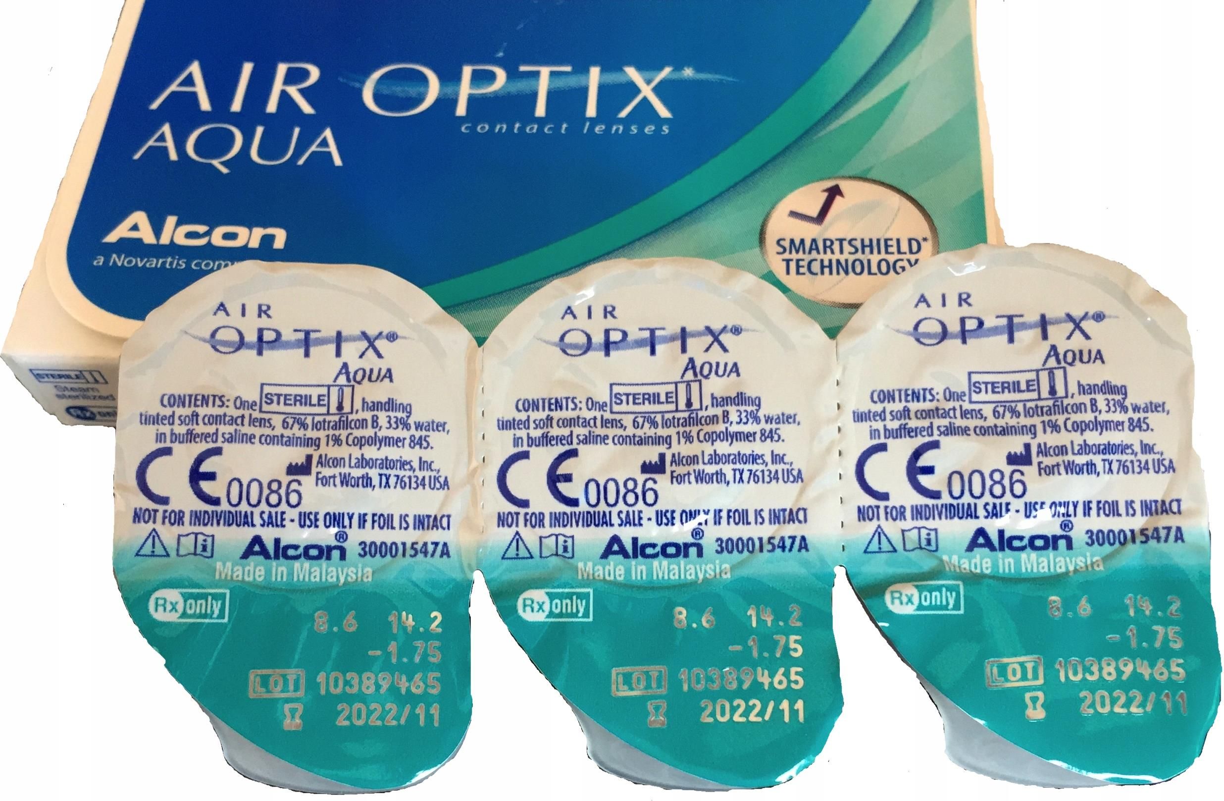  Alcon Air Optix Aqua 6 szt