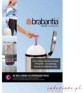 Brabantia Worki Na Śmieci 10-12 L 40 szt 361982