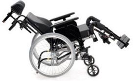 Alu Rehab Wózek inwalidzki specjalny stabilizujący plecy i głowę Netti 4U Comfort CE PLUS