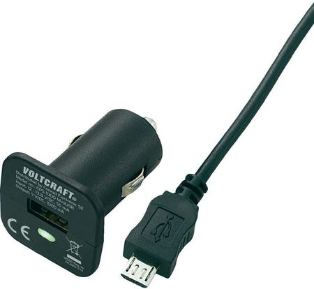 VOLTCRAFT Ładowarka samochodowa USB CPS-1000, MicroUSB