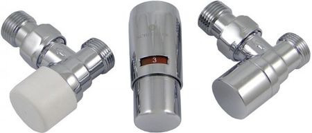 Schlosser zestaw termostatyczny Elegant Mini 1/2 x M22x1,5 kątowy chrom (603400003)