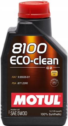 Motul 8100 Eco-clean 5W30 C2 1L