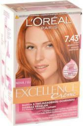 L'Oreal Excellence Creme Farby Do Włosów Odcień 7,43 Blonde Copper
