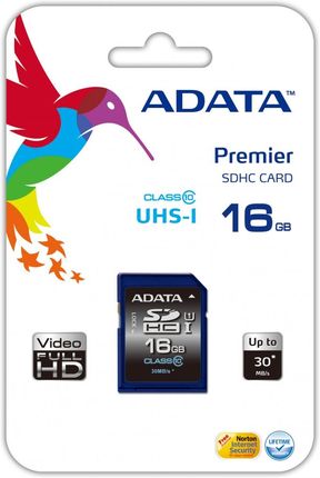 ADATA CARD microSDHC 16GB Class 10 UHS-I (ASDH16GUICL10-R)