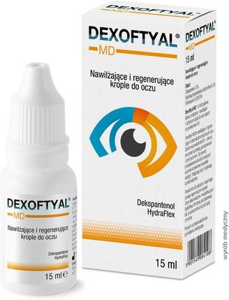 Dexoftyal MD (wyrób medyczny) Nawilżające i regenerujące krople do oczu 15ml