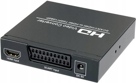 SpeaKa Professional Konwerter audio/video SCART + HDMI => HDMI + cinch + jack 3,5 mm