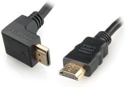 NATEC KABEL HDMI-HDMI V1.4 LAN KĄTOWY 90" 1.8M  - zdjęcie 1