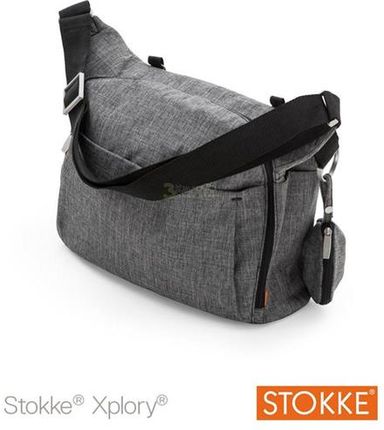 Stokke changing on sale bag black melange