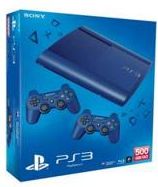 Sony PlayStation 3 super slim 500GB Niebieska + DualShock 3