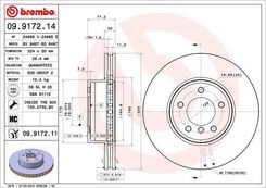 Zdjęcie Tarcza Hamulcowa Brembo 09.9871.11 - Wiślica