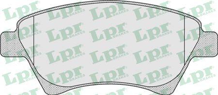 Zestaw klocków hamulcowych, hamulce tarczowe LPR 05P911