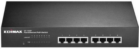 Edimax 8-port Gigabit Switch with 8ports POE (GS-1008P)