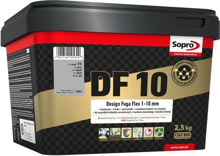 Sopro DF 10 1-10mm szary 15 2,5kg