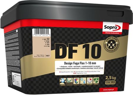 Sopro DF 10 1-10mm beż 32 2,5kg