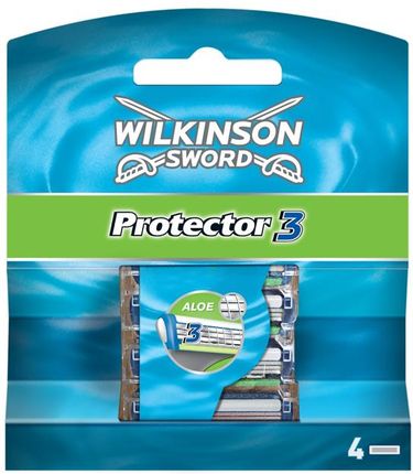 Wilkinson Sword Protector 3 Wkłady do Maszynki 4szt.