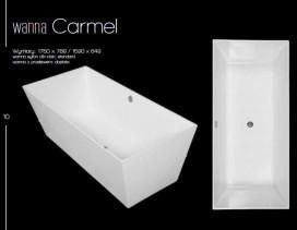 Marmite Carmel 1590 159x65 lany marmur biały 601181161003