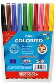 Rema Flamastry Colorito 10 Kolorów Fibracolor [422809]