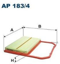 Zdjęcie Filtr powietrza FILTRON AP 183/4 - Pilawa