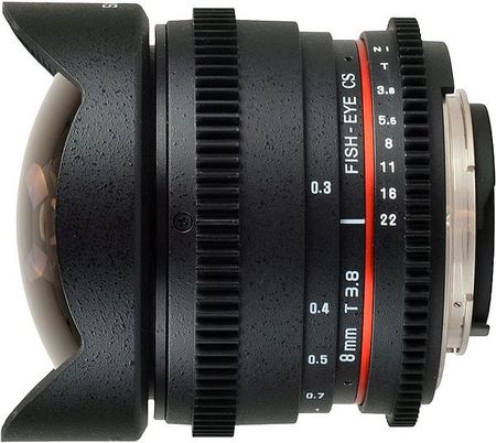 Samyang 8mm T3.8 Fish-eye CS (Canon)